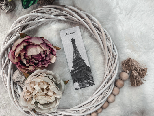 What Letters - Bookmark (Pre-Order)