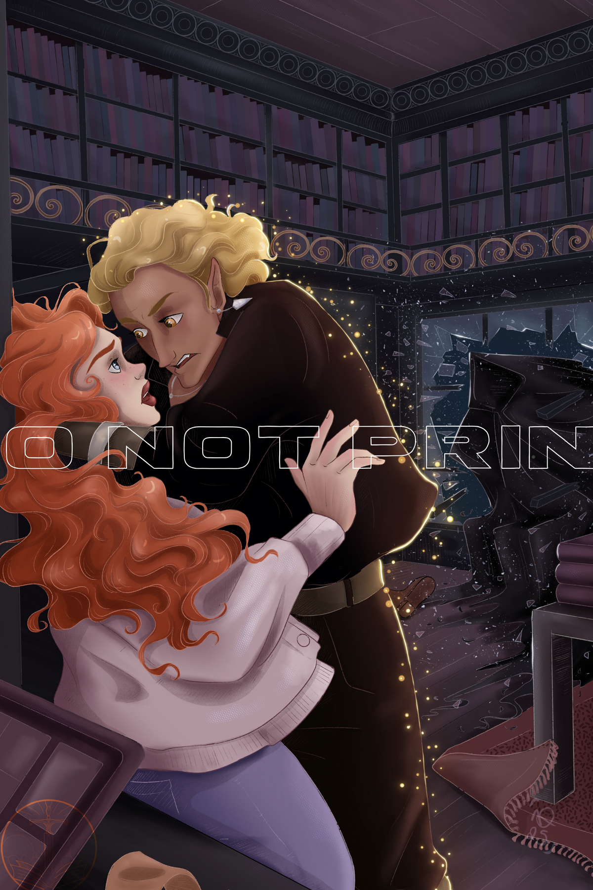Postcard Bookstore Fate Scene